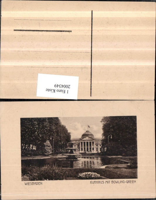 2004349,Wiesbaden Kurhaus m. Bowling-Green Brunnen