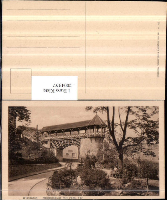 2004357,Wiesbaden Heidenmauer m. Römischen Tor