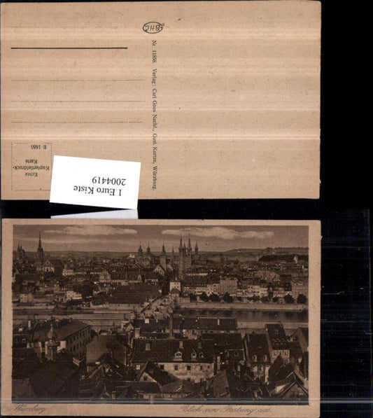 2004419,Würzburg Totale Blick v. d. Festung aus