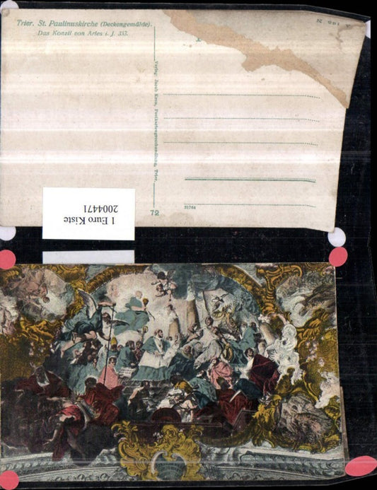 2004471,Trier St. Paulinuskirche Kirche Deckengemälde