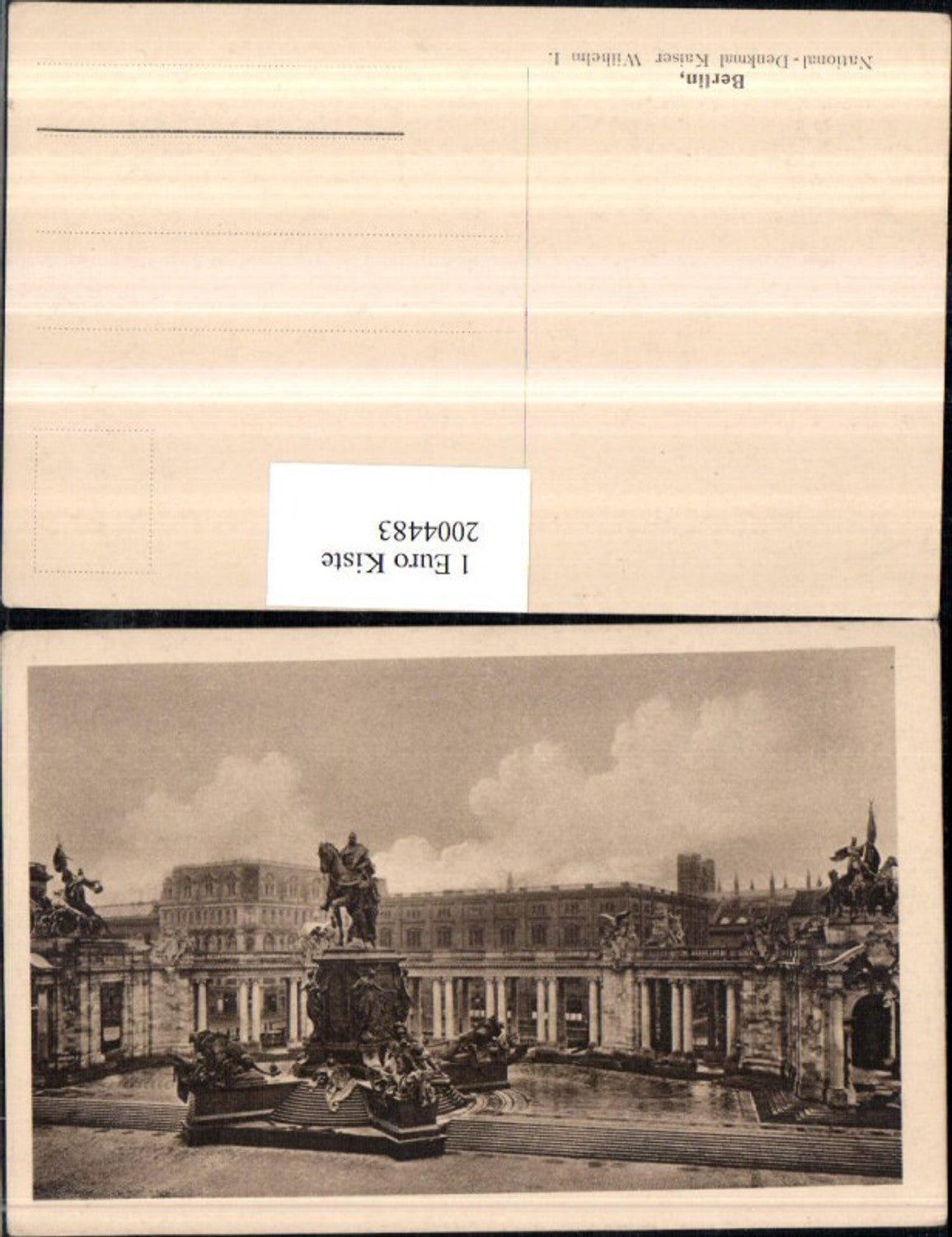 2004483,Berlin National-Denkmal Kaiser Wilhelm 1