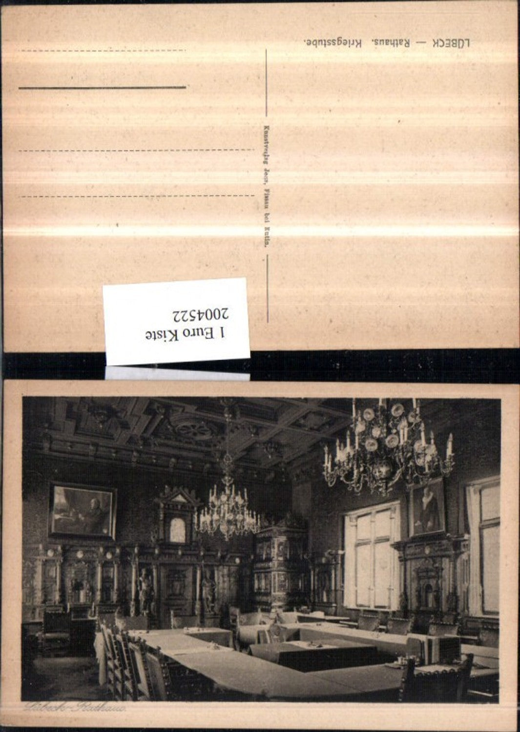 2004522,Lübeck Rathaus Kriegsstube Innenansicht