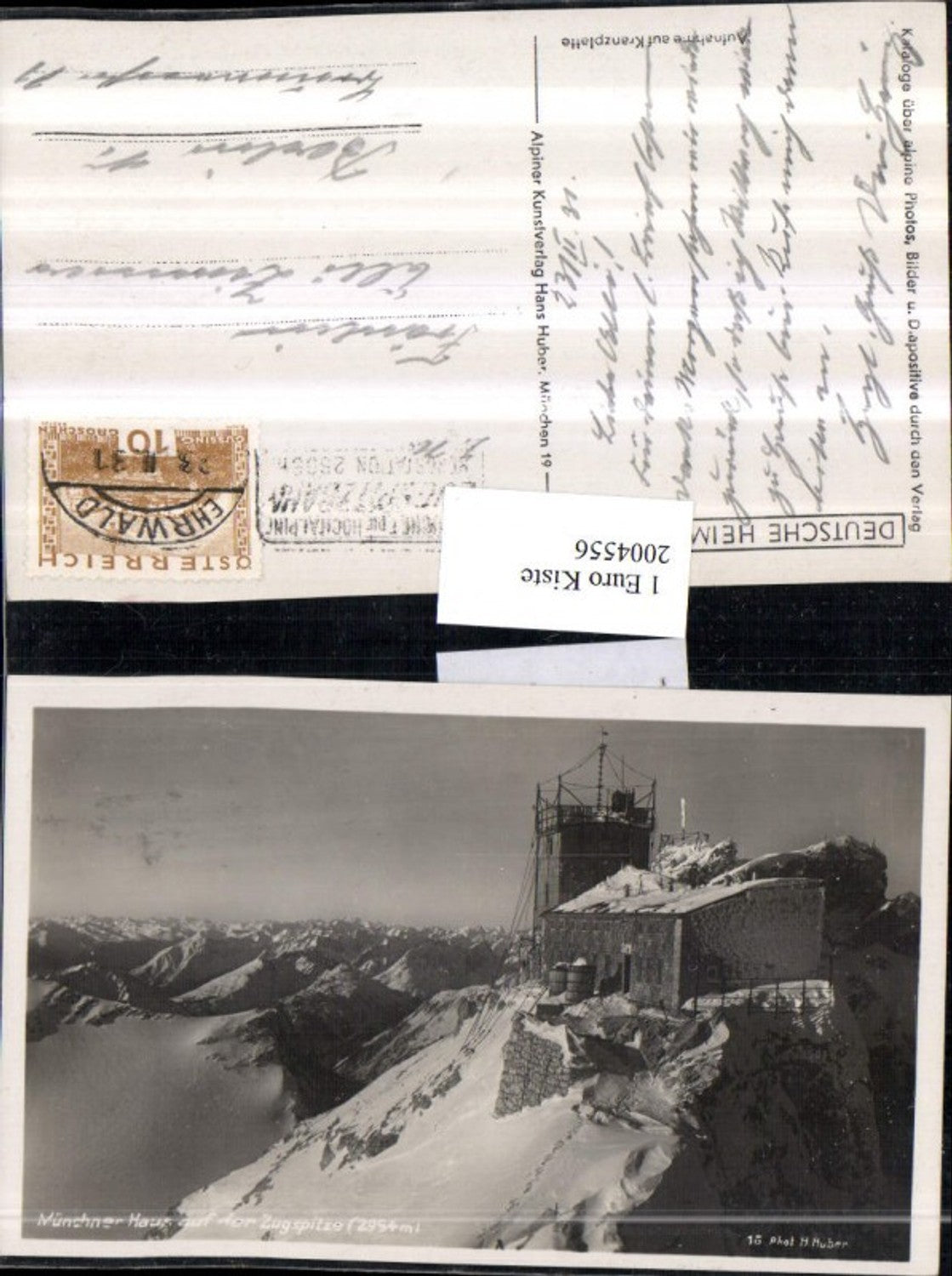 2004556,Münchner Haus auf d. Zugspitze b. Garmisch-Partenkirchen