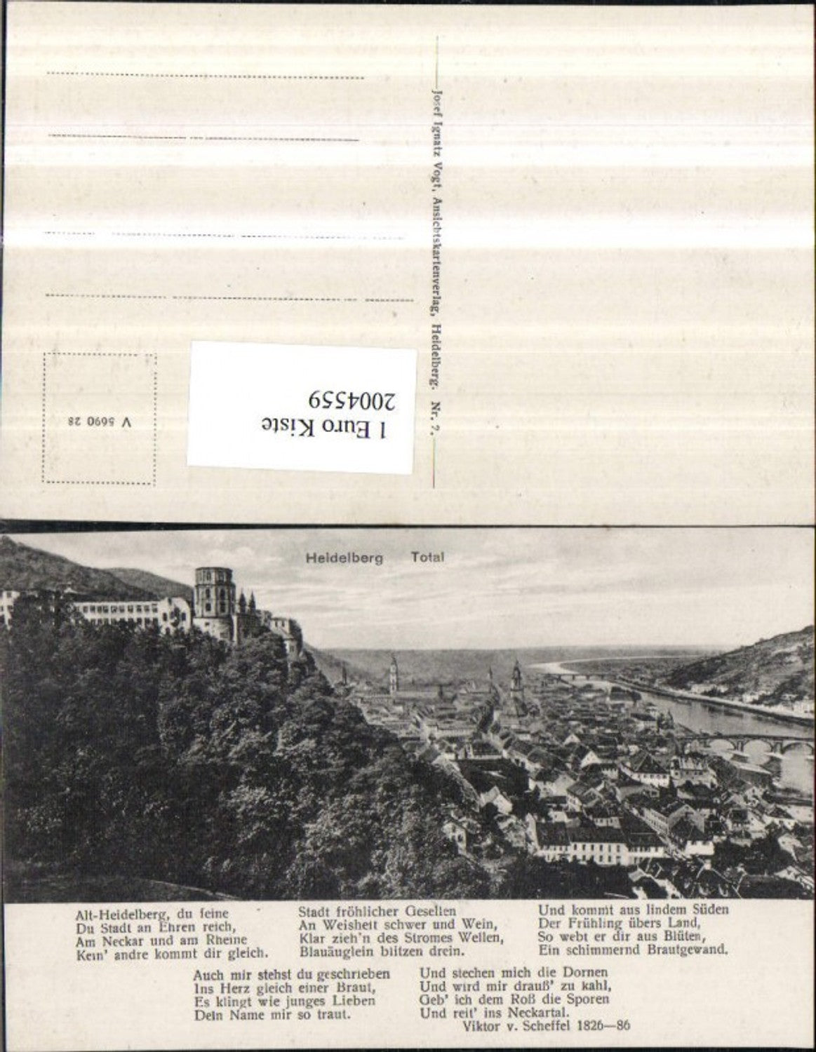2004559,Heidelberg Totale m. Schloss Gedicht Text