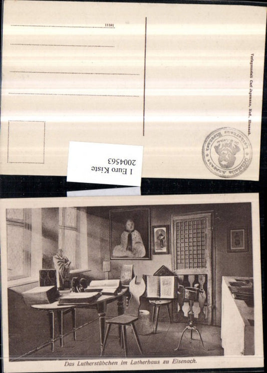 2004563,Eisenach Das Lutherstübchen im Lutherhaus Innenansicht
