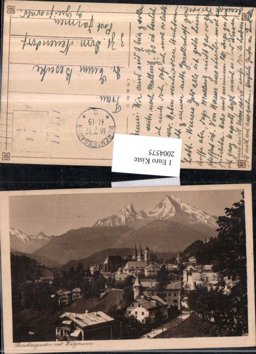 2004575,Berchtesgaden Totale m. Watzmann