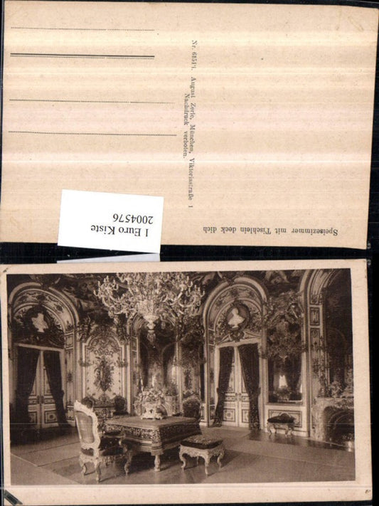 2004576,Schloss Herrenchiemsee Speisezimmer Innenansicht m. Tischlein deck dich