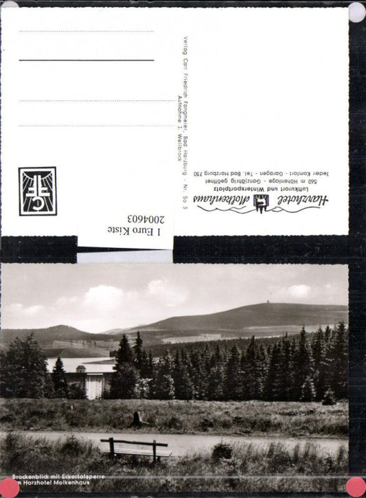 2004603,Bad Harzburg Brockenblick m. Eckertalsperre am Harzhotel Molkenhaus
