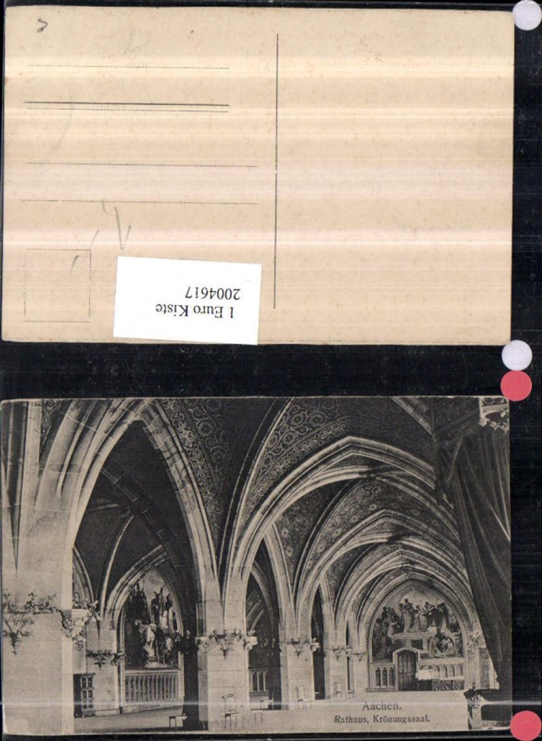 2004617,Aachen Rathaus Krönungssaal Innenansicht