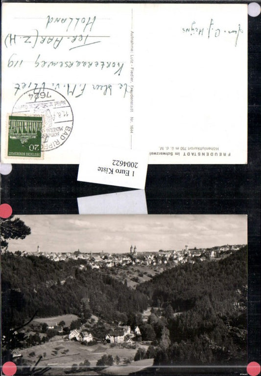 2004622,Freudenstadt im Schwarzwald Totale
