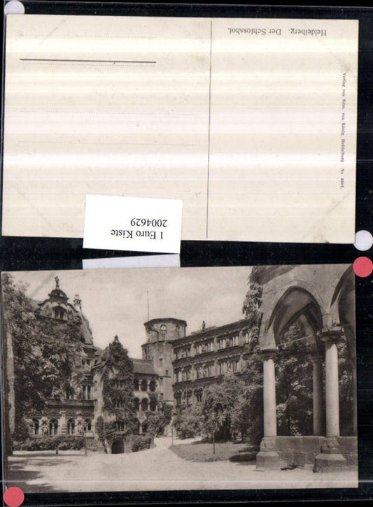 2004629,Heidelberg Der Schlosshof Hof pub Edmund von König 3307