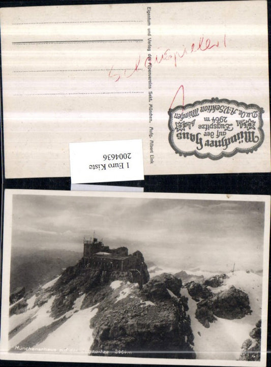 2004636,Münchner Haus auf d. Zugspitze b. Garmisch-Partenkirchen