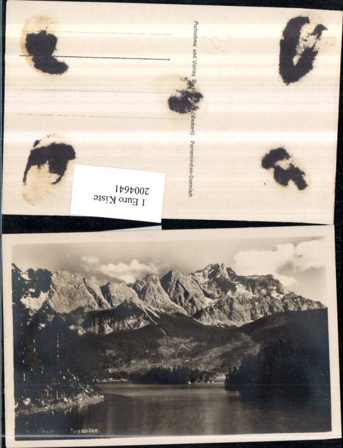 2004641,Eibsee m. Zugspitze b. Garmisch-Partenkirchen