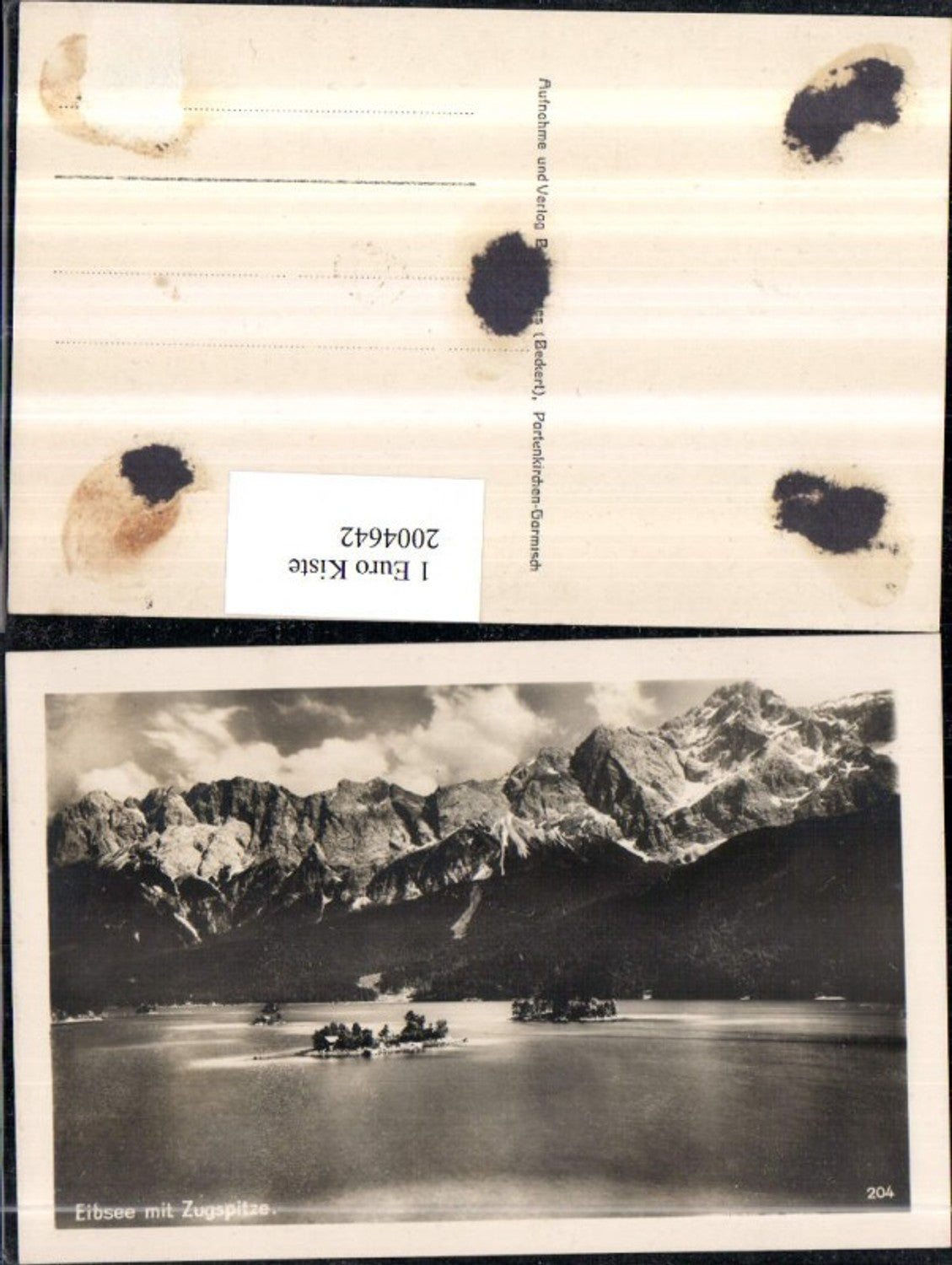 2004642,Eibsee m. Zugspitze b. Garmisch-Partenkirchen