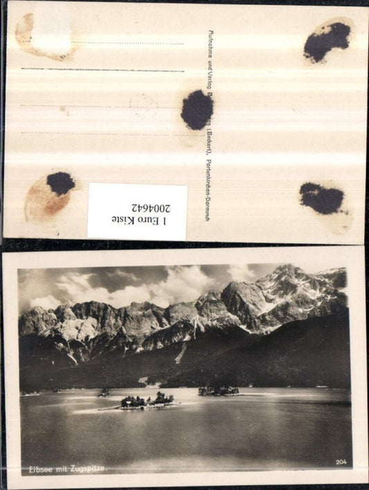 2004642,Eibsee m. Zugspitze b. Garmisch-Partenkirchen