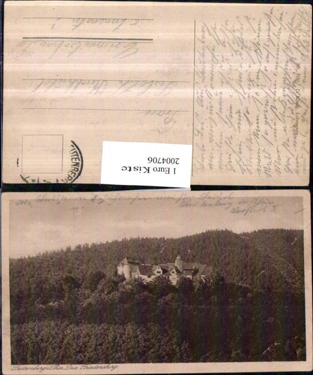 2004706,Leutenberg in Thüringen Die Friedensburg Burg