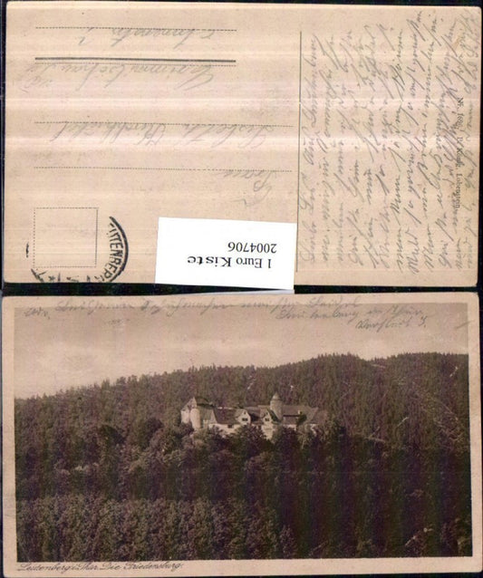 2004706,Leutenberg in Thüringen Die Friedensburg Burg