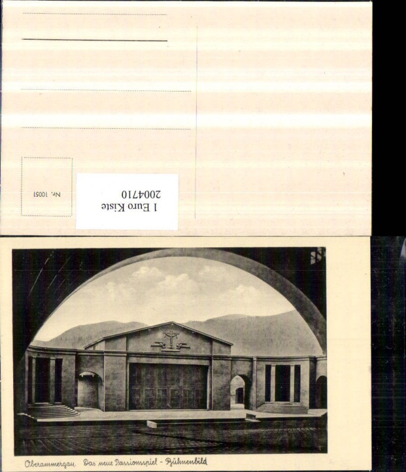 2004710,Oberammergau Das neue Passionsspiel-Bühnenbild