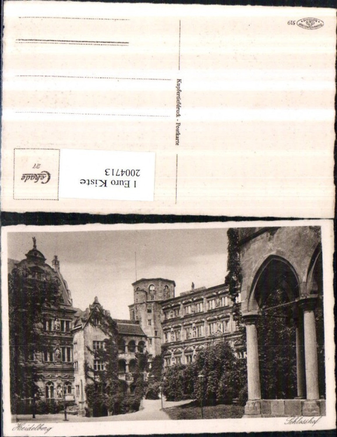 2004713,Heidelberg Schlosshof Hof
