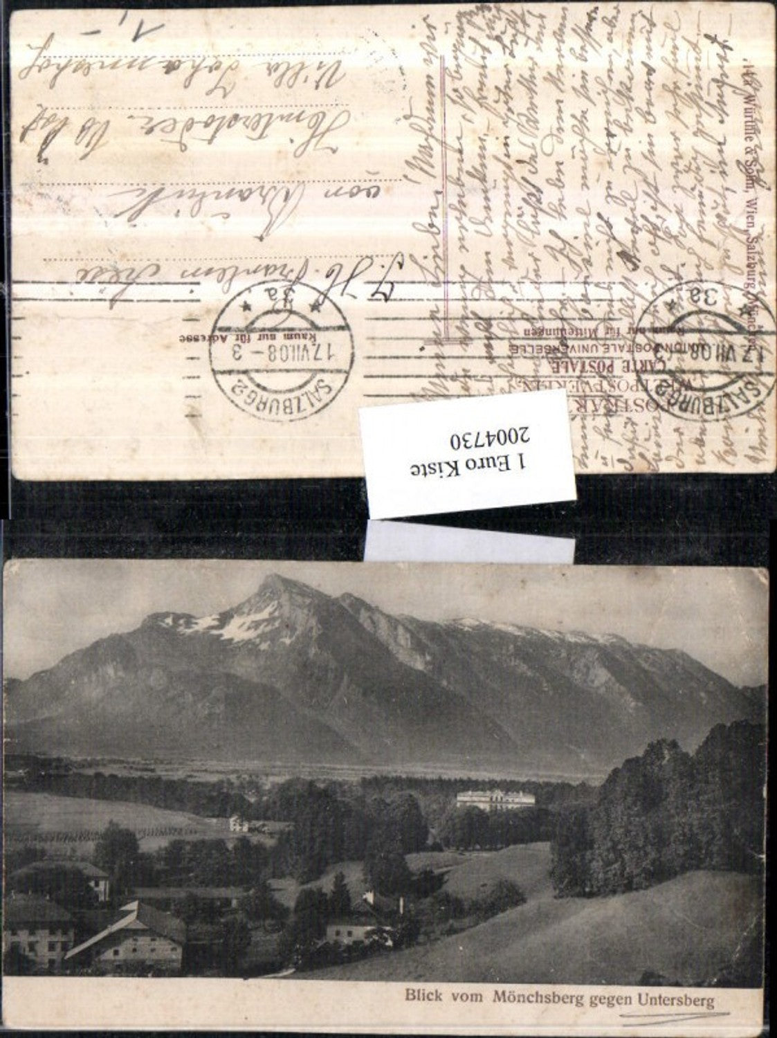 2004730,Blick v. Mönchsberg geg. Untersberg b. Salzburg