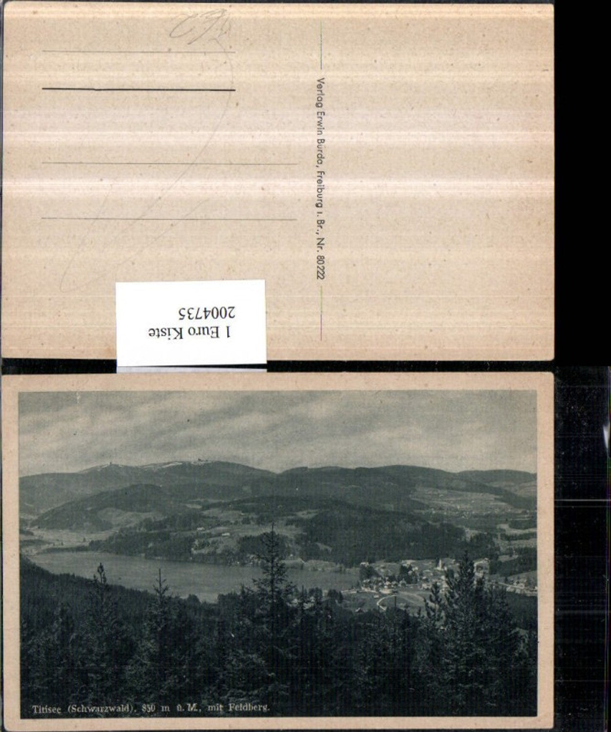 2004735,Titisee im Schwarzwald totale m. Feldberg