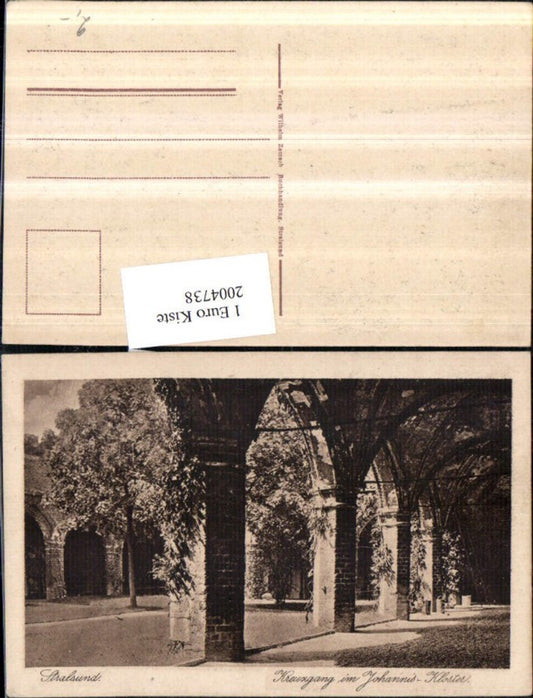 2004738,Stralsund Kreuzgang im Johannis-Klolster