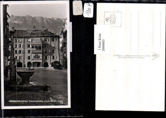 2004803,Innsbruck Herzog Friedrichstraße m. Goldenem Dachl Brunnen