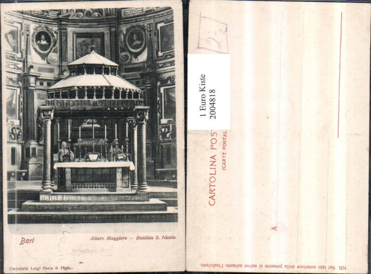 2004818,Bari Altare Maggiore Basilica San Nicola