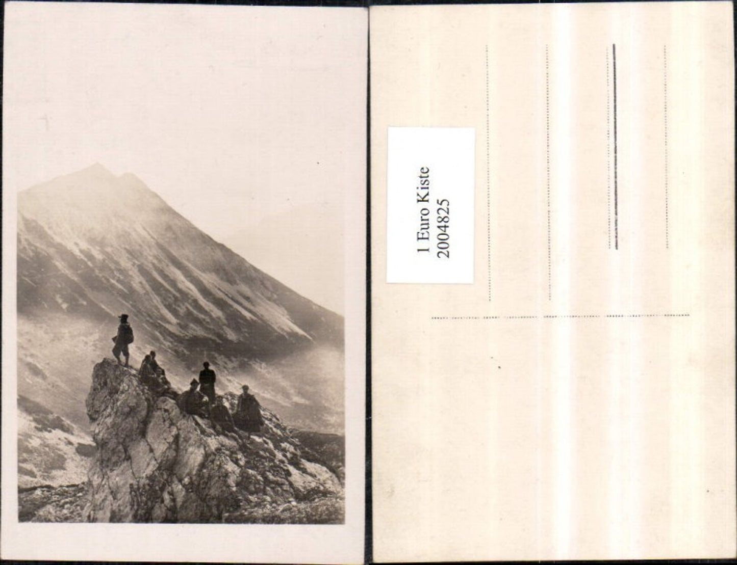 2004825,Foto AK Bergsteiger Kletterer Bergkulisse