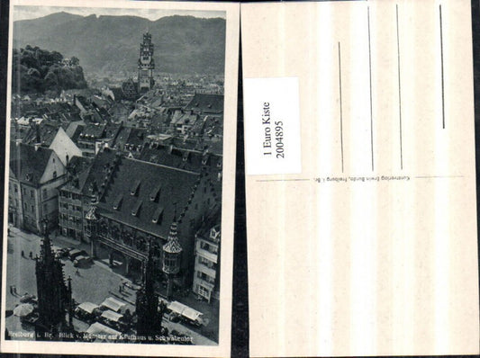 2004895,Freiburg im Breisgau Blick v. Münster auf Kaufhaus u. Schwabentor