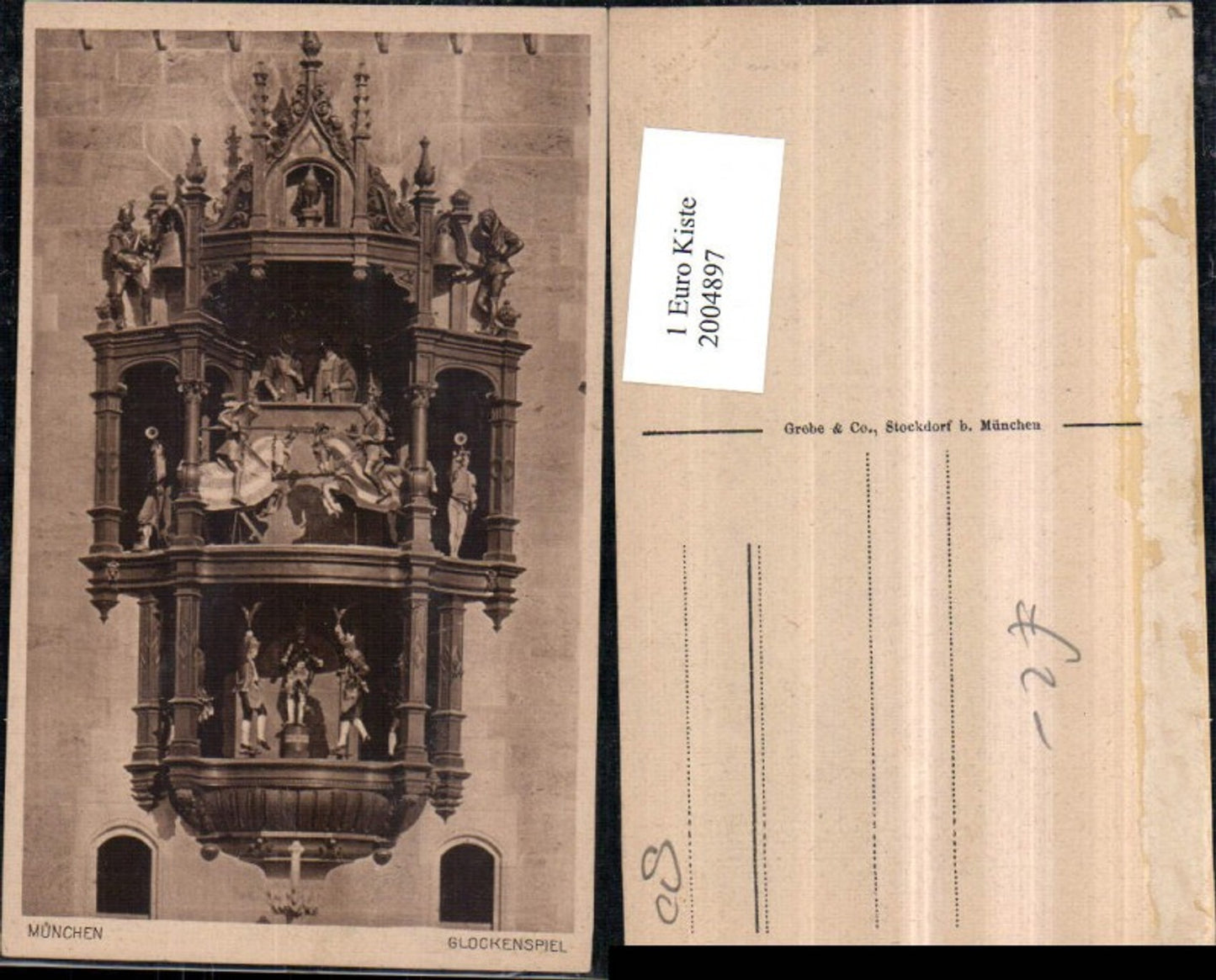 2004897,München Glockenspiel Detailansicht