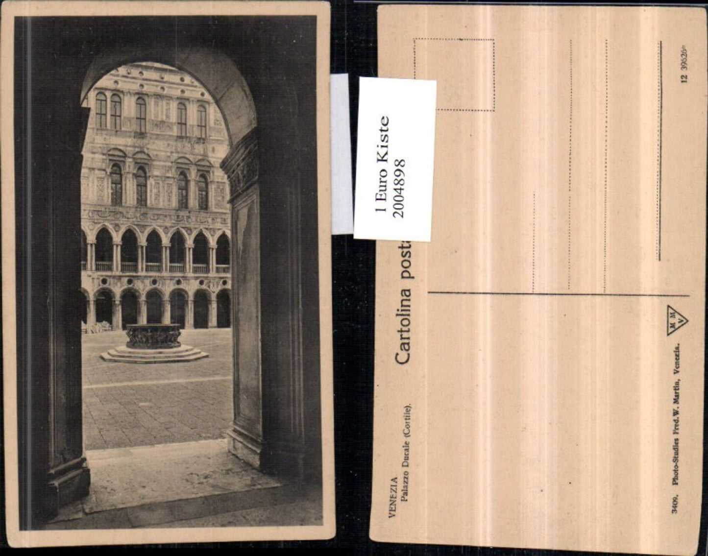 2004898,Venezia Venedig Palazzo Ducale Durchblick