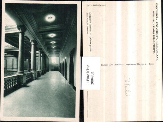2004903,Roma Rom Piazza della Pilotta Loggiato interno al primo piano Gang