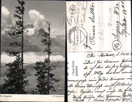 2004969,Die Zugspitze b. Garmisch-Partenkirchen