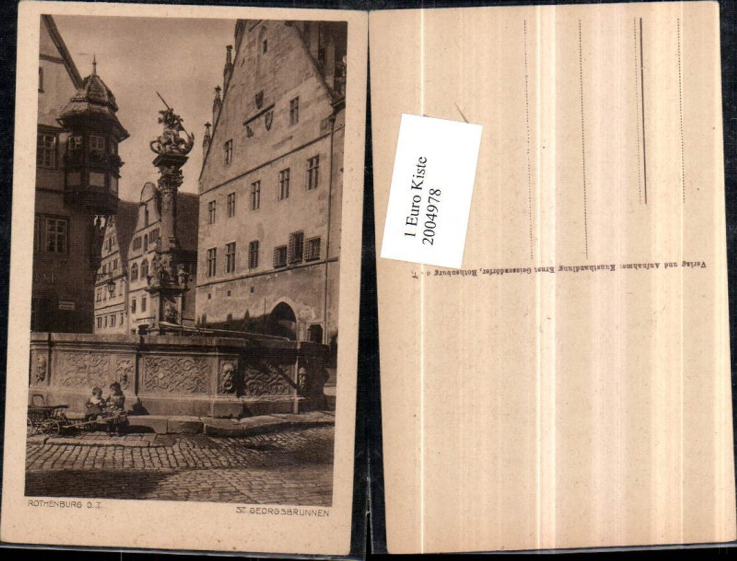 2004978,Rothenburg ob d. Tauber St. Georgsbrunnen Brunnen