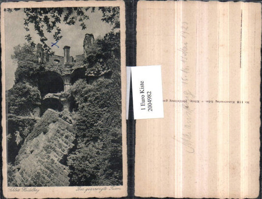 2004982,Schloss Heidelberg Der gesprengte Turm