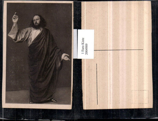 2004989,Mann m. Langen Haaren u. Bart Toga