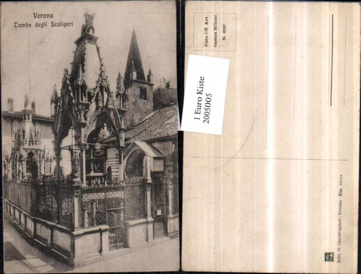 2005005,Verona Tombe degli Scaligeri Grabmäler