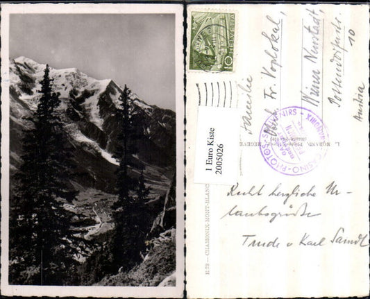 2005026,Chamonix Mont-Blanc Bergkulisse