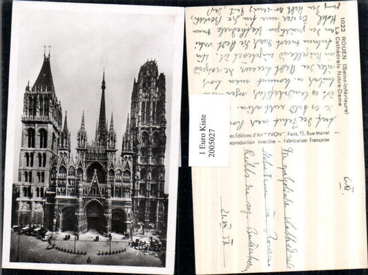 2005027,Rouen La Cathedrale Notre-Dame Kirche