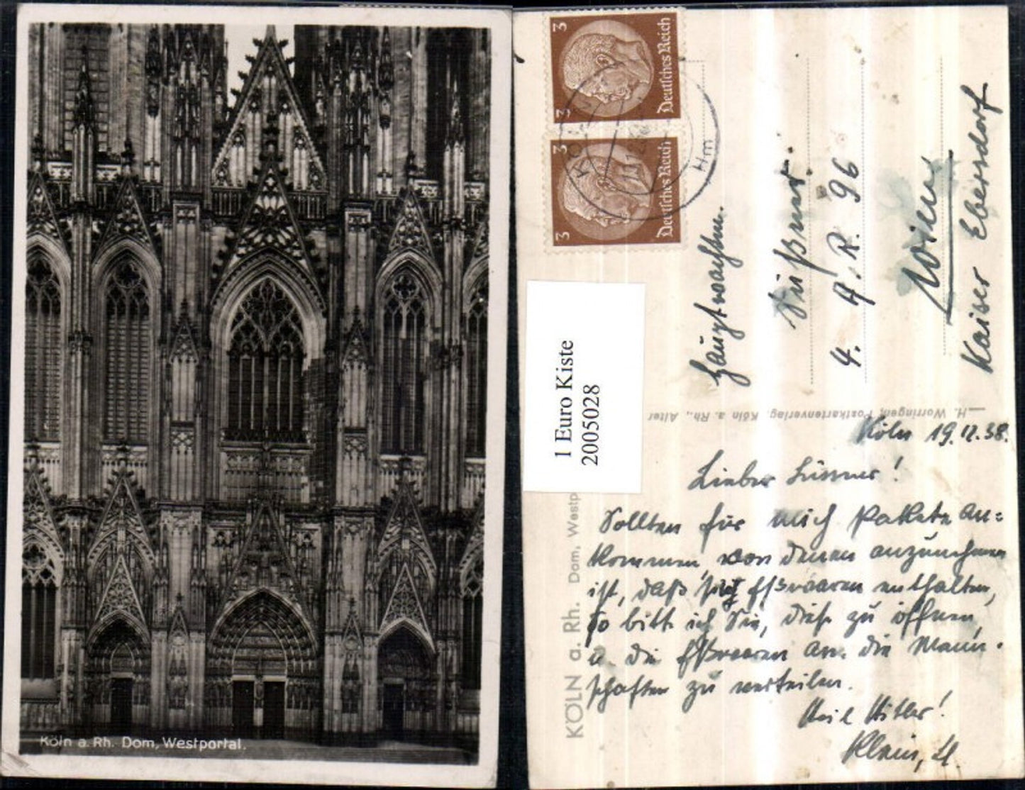 2005028,Köln am Rhein Dom Westportal
