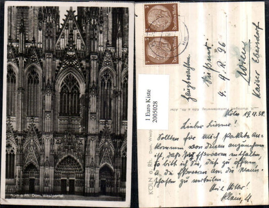 2005028,Köln am Rhein Dom Westportal