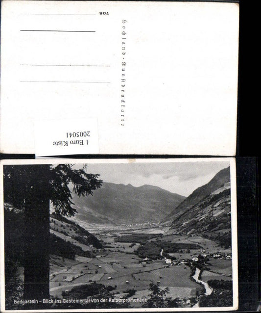 2005041,Badgastein Bad Gastein Blick ins Gasteinertal v. d. Kaiserpromenade