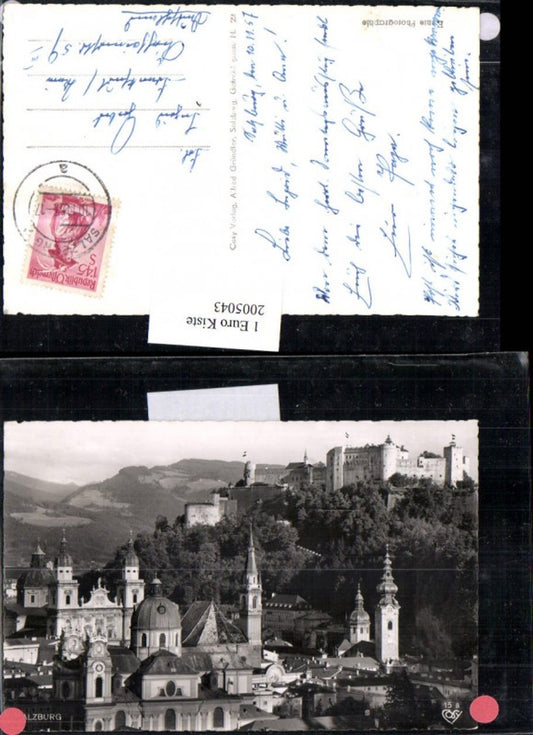 2005043,Salzburg Teilansicht Kirchen Festung pub Cosy 15a