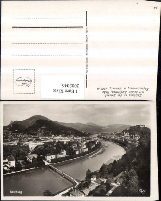 2005046,Salzburg an d. Salzach Totale m. Kapuzinerberg u. Gaisberg pub Cosy