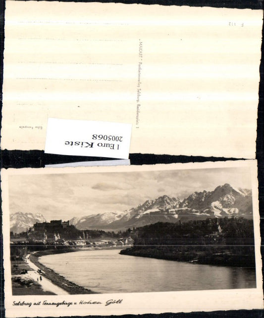 2005068,Salzburg Teilansicht m. Tennengebirge u. Hohen Göll
