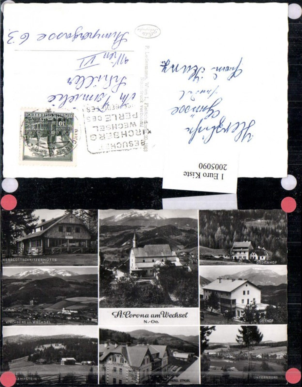 2005090,St. Corona am Wechsel Totale Oedenhof Orthof Unternberg Hotel Kirchberg Mehrbildkarte