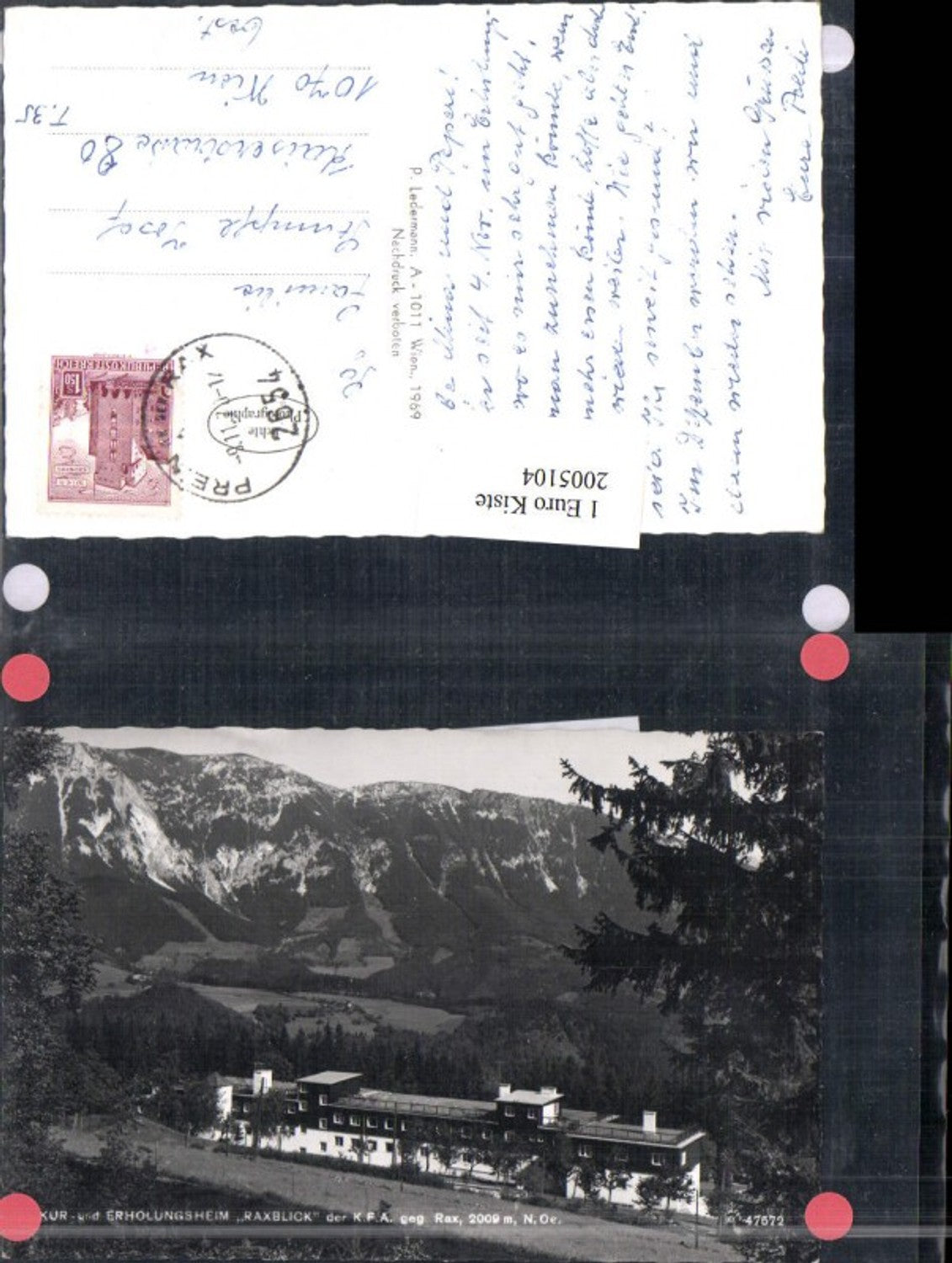 2005104,Kur- und Erholungsheim Raxblick geg. Rax b. Reichenau