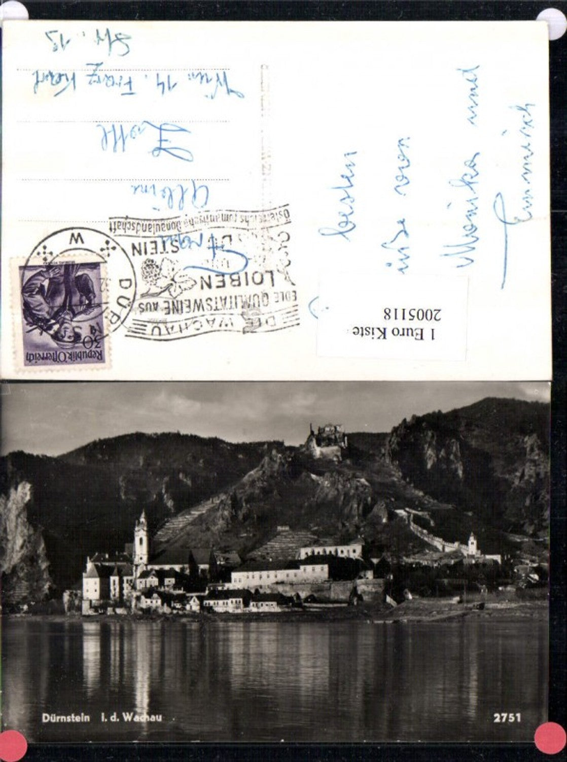 2005118,Dürnstein in d. Wachau Totale m. Ruine