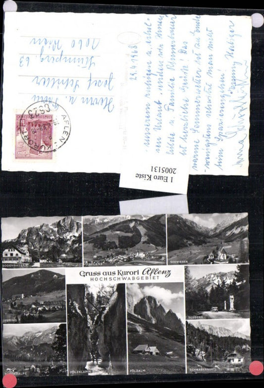 2005131,Gruß aus Aflenz Totale Seewiesen Seeberg Fölzalm Bürgeralpe Mehrbildkarte